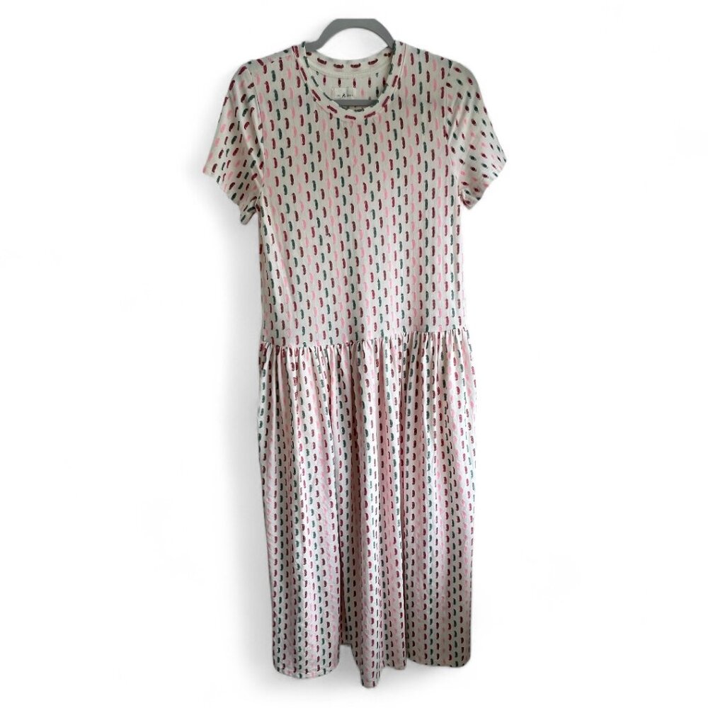 Lou & Grey Technicolor Clip Maxi Pocket Dress - Size Medium